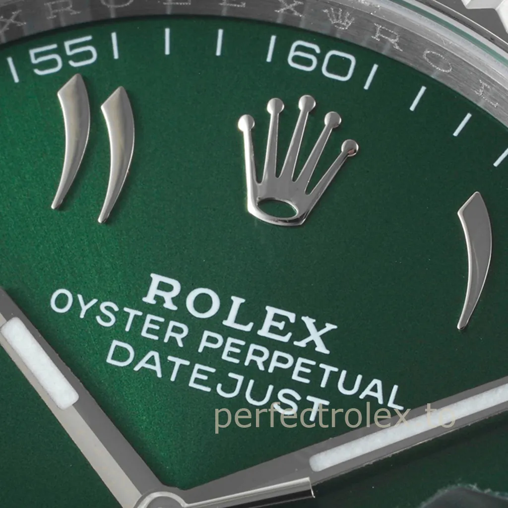Rolex-Datejust-126334-Green-Eastern-Arabic-Dial-41mm-Jubilee-Super-Clone-Watch-Dial-Detail-1