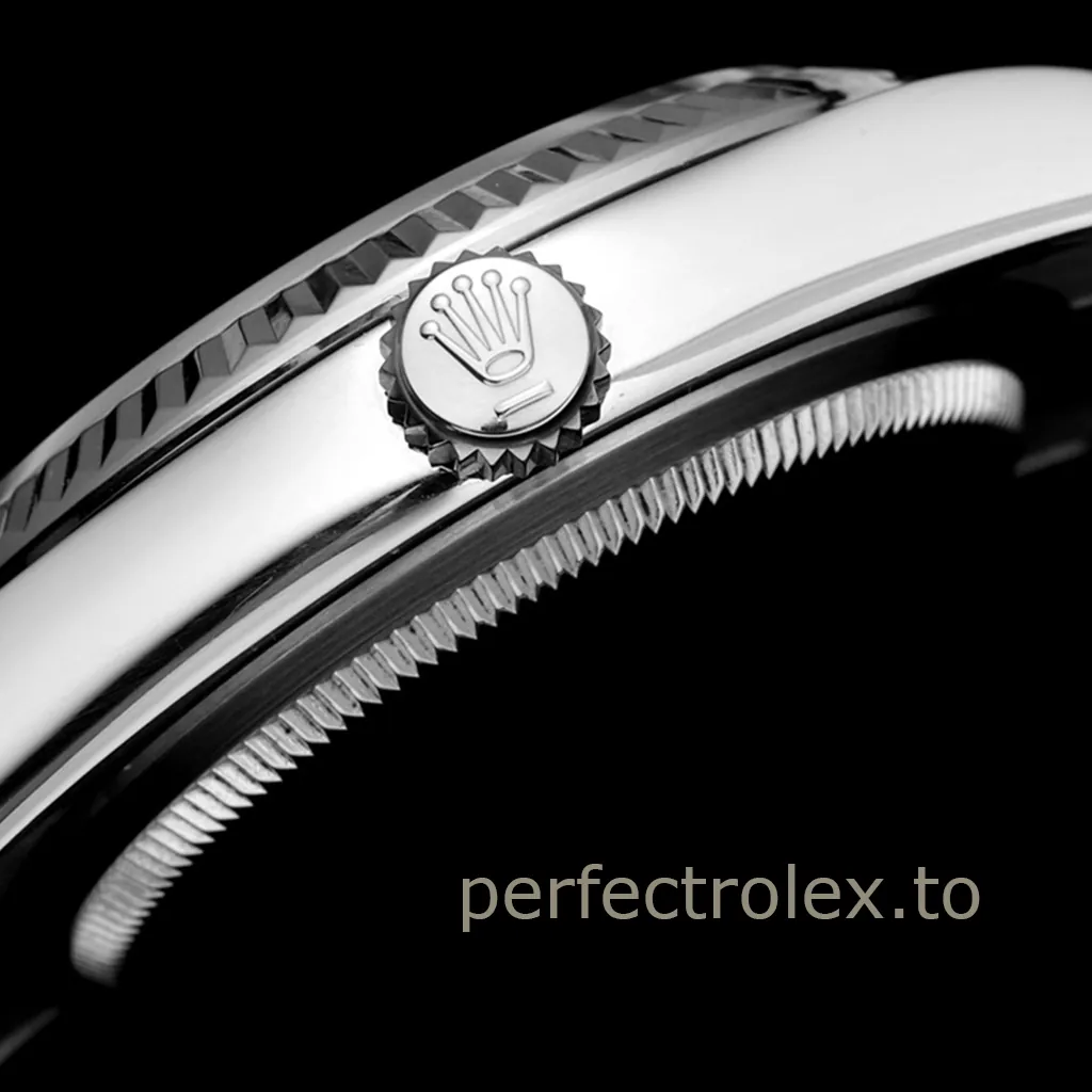 Rolex-Datejust-36-M126234-0012-Blue-Dial-Diamond-Marker-Luxury-Replica-Watch-with-Oyster-Bracelet-Right-Side-View