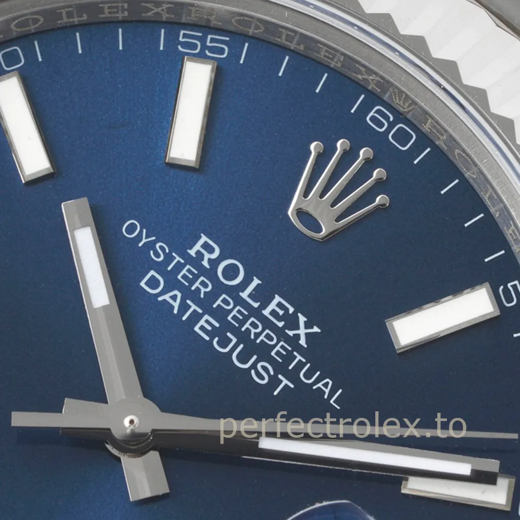 Rolex-Datejust-M126334-Blue-Sunray-Dial-Luxury-Super-Clone-Watch-in-41mm-Dial-Detail-2