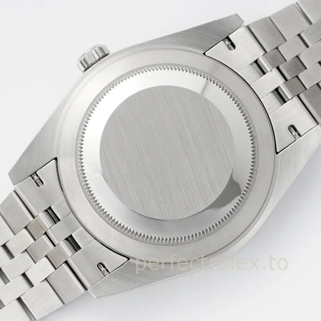 Rolex-Datejust-M126334-0014-41mm-Slate-Grey-Dial-Luxury-Super-Clone-Watch-Jubilee-Bracelet-Back-View