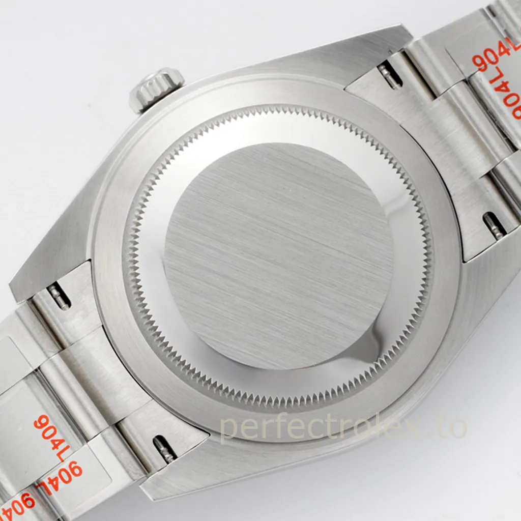 Rolex-Datejust-M126334-0021-41mm-Slate-Grey-Wimbledon-Style-Roman Numeral-Dial-Luxury-Replica-Watch-Back-View