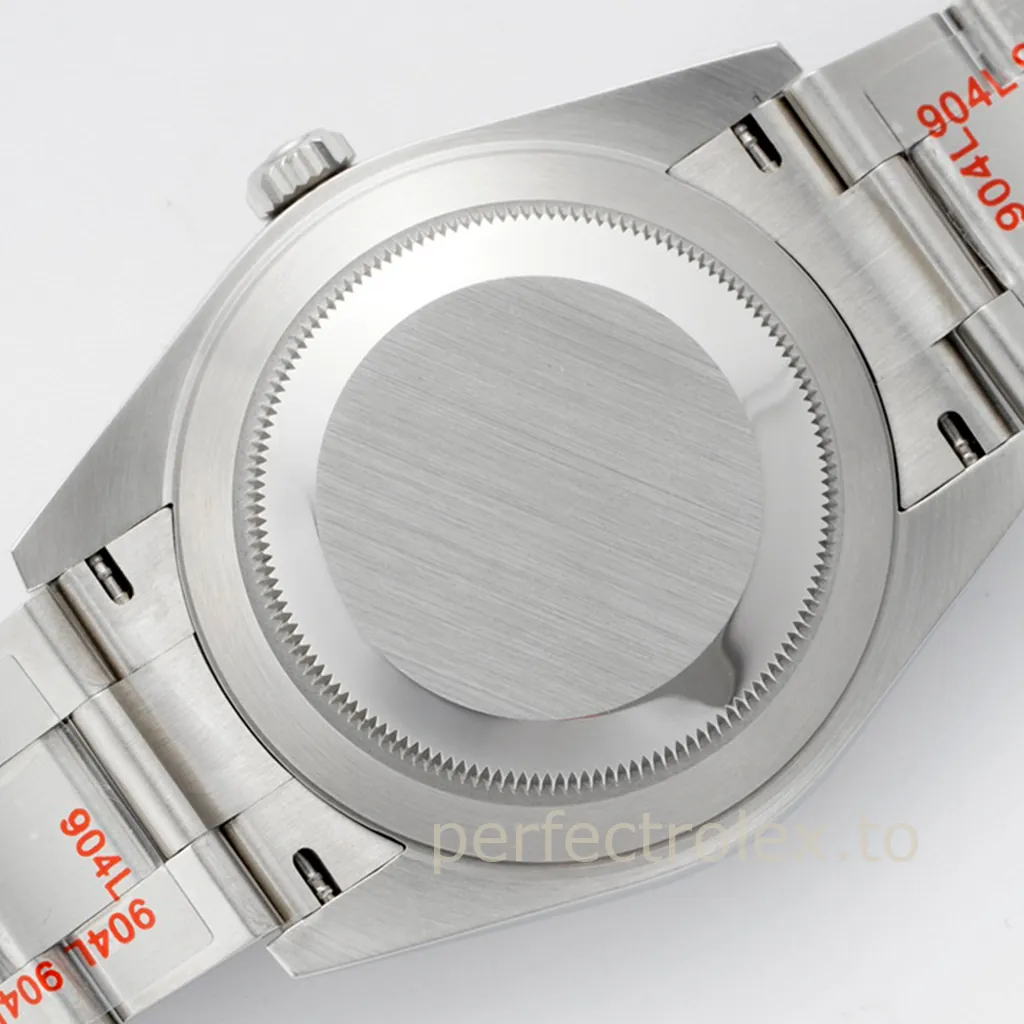 Rolex-Datejust-M126334-41mm-Silver-Dial-Luxury-Super-Clone-Watch-Sporty-Oyster-Bracelet-Back-View