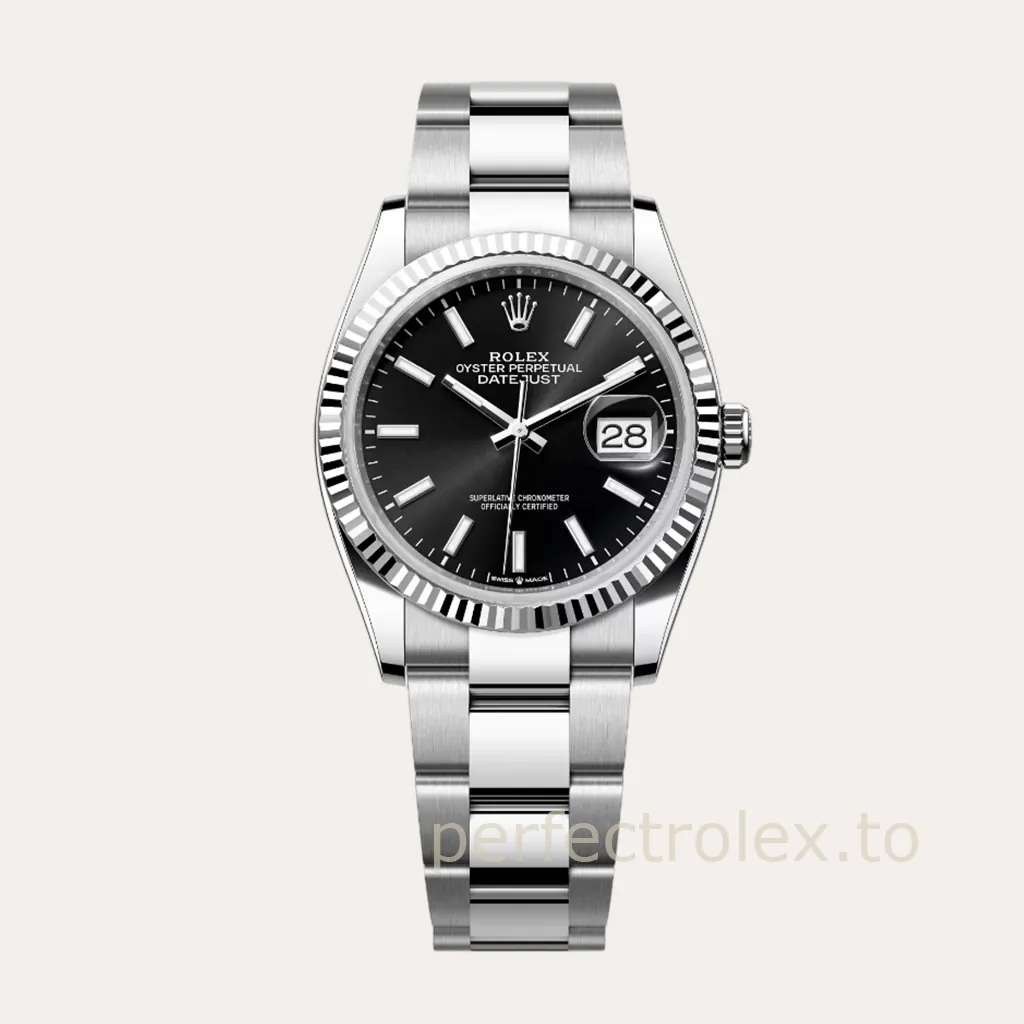 Rolex-Datejust-Black-Dial-M126234-0016-36mm-Oyster-Bracelet-Dress-Sport-Super-Clone-Watch-Hero-Image
