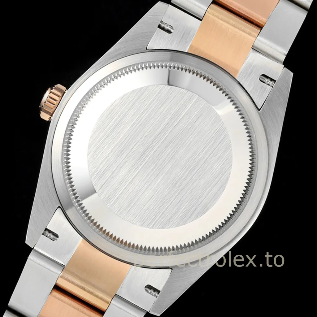 Rolex-Datejust-126231-0030-Gray-Roman-Dial-36mm-Two-Tone-Automatic-Super-Clone-Watch-Back-View