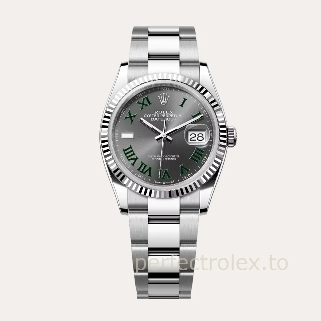 Rolex-Datejust-M126234-0046-Oyster-Bracelet-36mm-Gray-Wimbledon-Dial-Super-Clone-Watch-Hero-Image