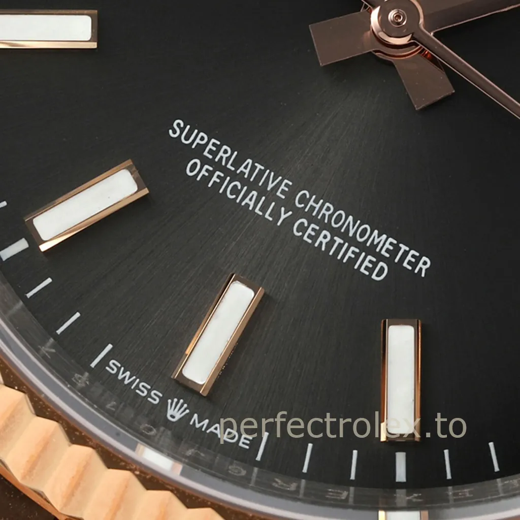 Rolex-Datejust-M126231-0013-Gray-Dial-36mm-Everose-Rolesor-Jubilee-Super-Clone-Watch-Dial-Detail-2