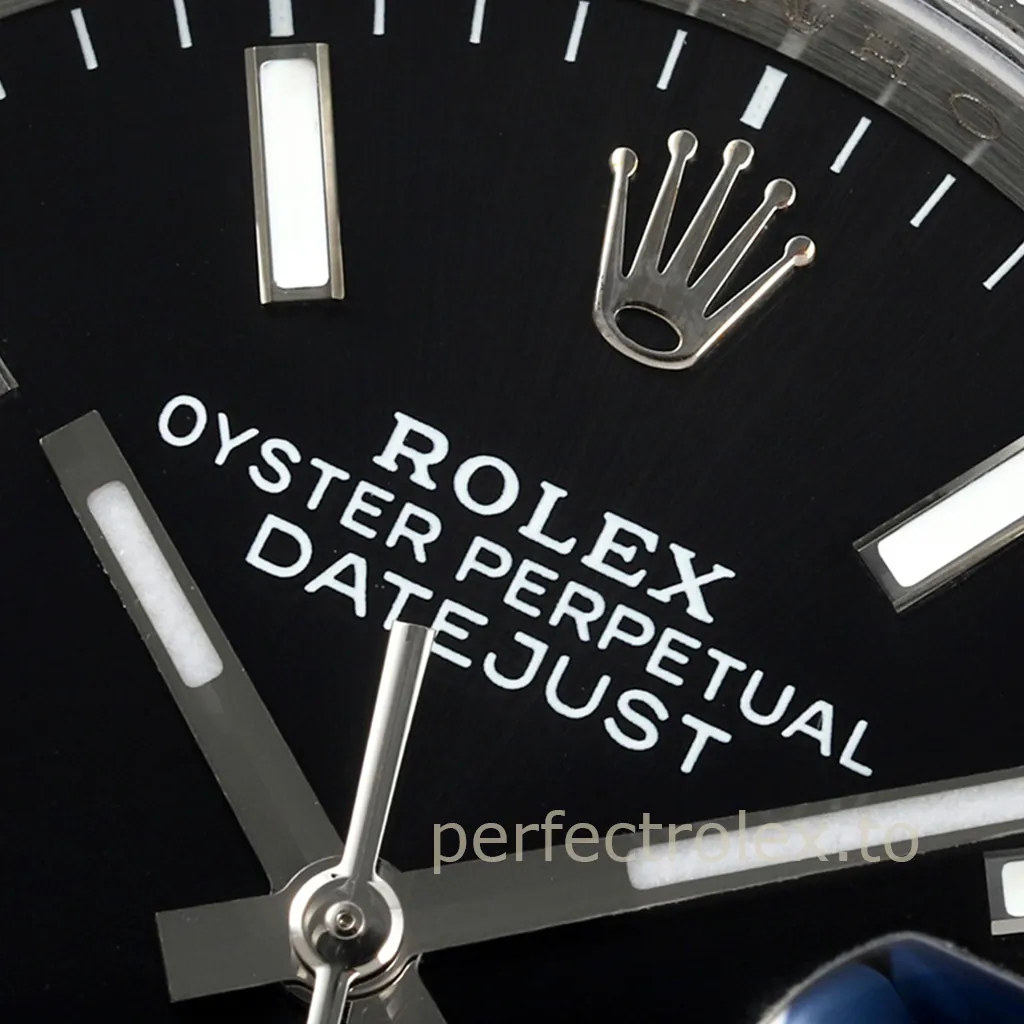 Rolex-Datejust-M126234-0015-36mm-Black-Sunray-Dial-Jubilee-Bracelet-Super-Clone-Watch-Dial-Detail-2