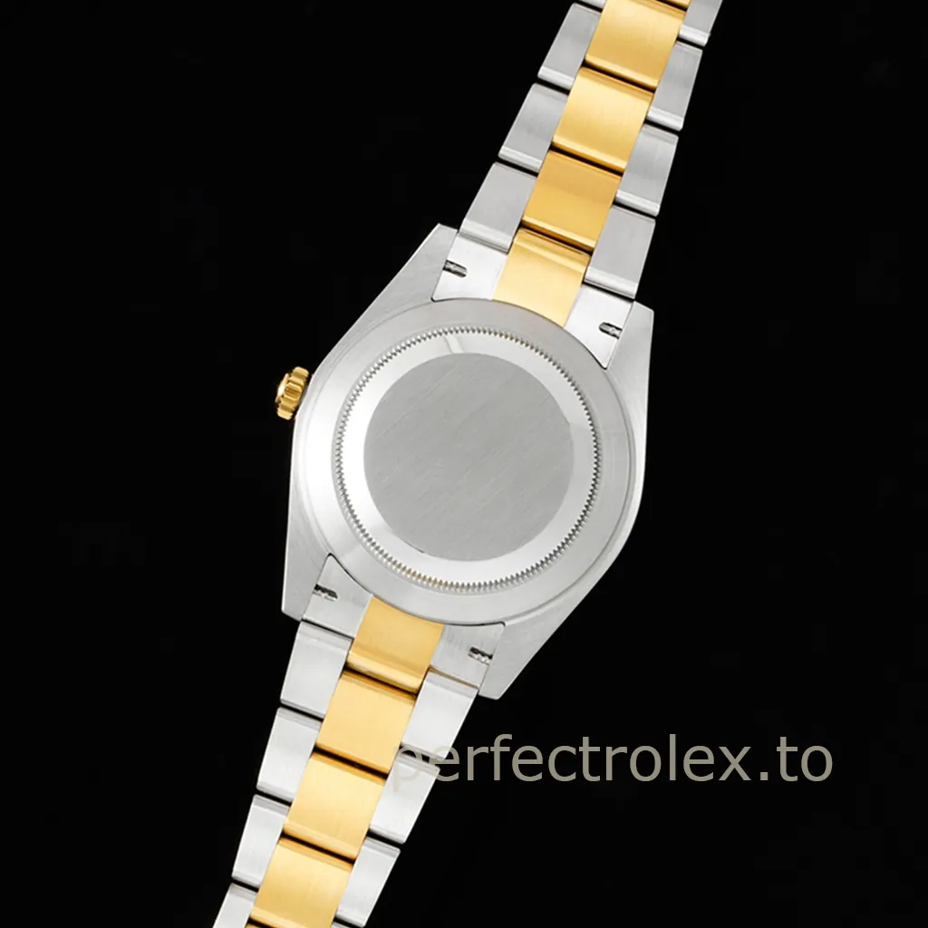 Rolex-Datejust-M126333-0013-Black-Dial-904L-Stainless-Steel-Super-Clone-Watch-41mm-Back-View