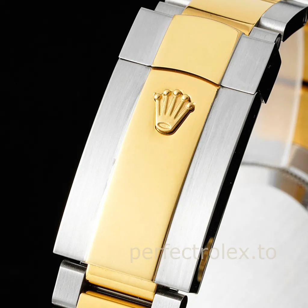 Rolex-Datejust-M126333-0009-Gold-Dial-904L-Stainless-Steel-Super-Clone-Watch-41mm-Buckle-View-1