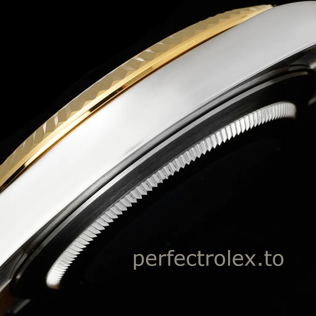 Rolex-Datejust-M126333-0013-Black-Dial-904L-Stainless-Steel-Super-Clone-Watch-41mm-Left-Side-View