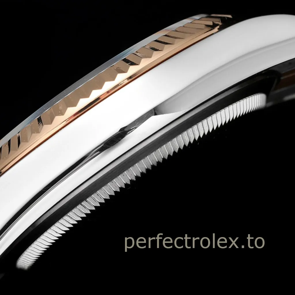 Rolex-Datejust-M126231-0017-Rose-Gold-904L-White-Dial-Super-Clone-Watch-36mm-Left-Side-View