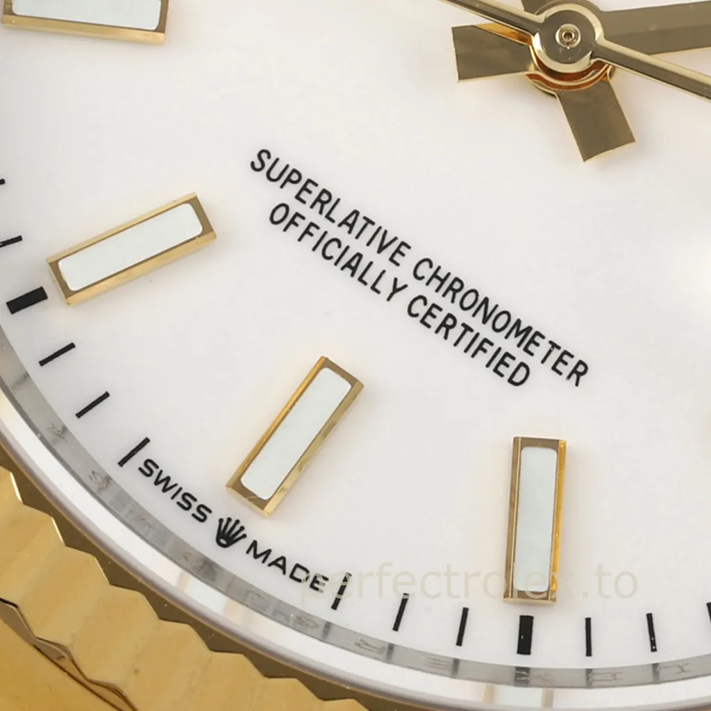 Rolex-Datejust-M126233-0020-White-Dial-Two-Tone-Oyster-Bracelet-Super-Clone-Watch-36mm-Dial-Detail-2