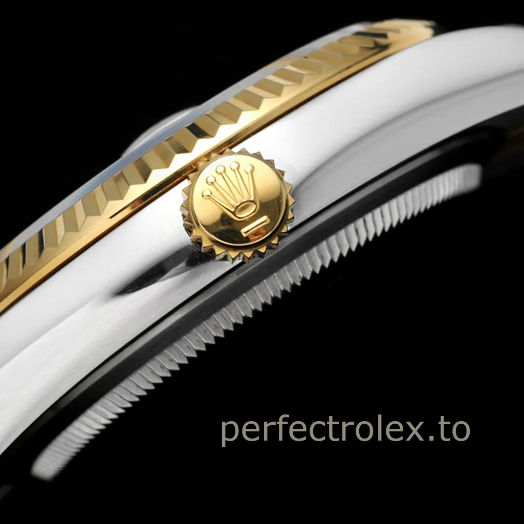 Rolex-Datejust-White-Dial-126233-0019-36mm-Two-Tone-Jubilee-Automatic-Super-Clone-Watch-Right-Side-View