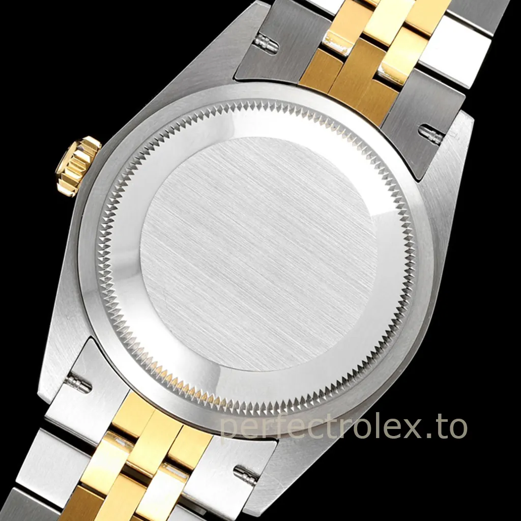 Rolex-Datejust-White-Dial-126233-0019-36mm-Two-Tone-Jubilee-Automatic-Super-Clone-Watch-Back-View
