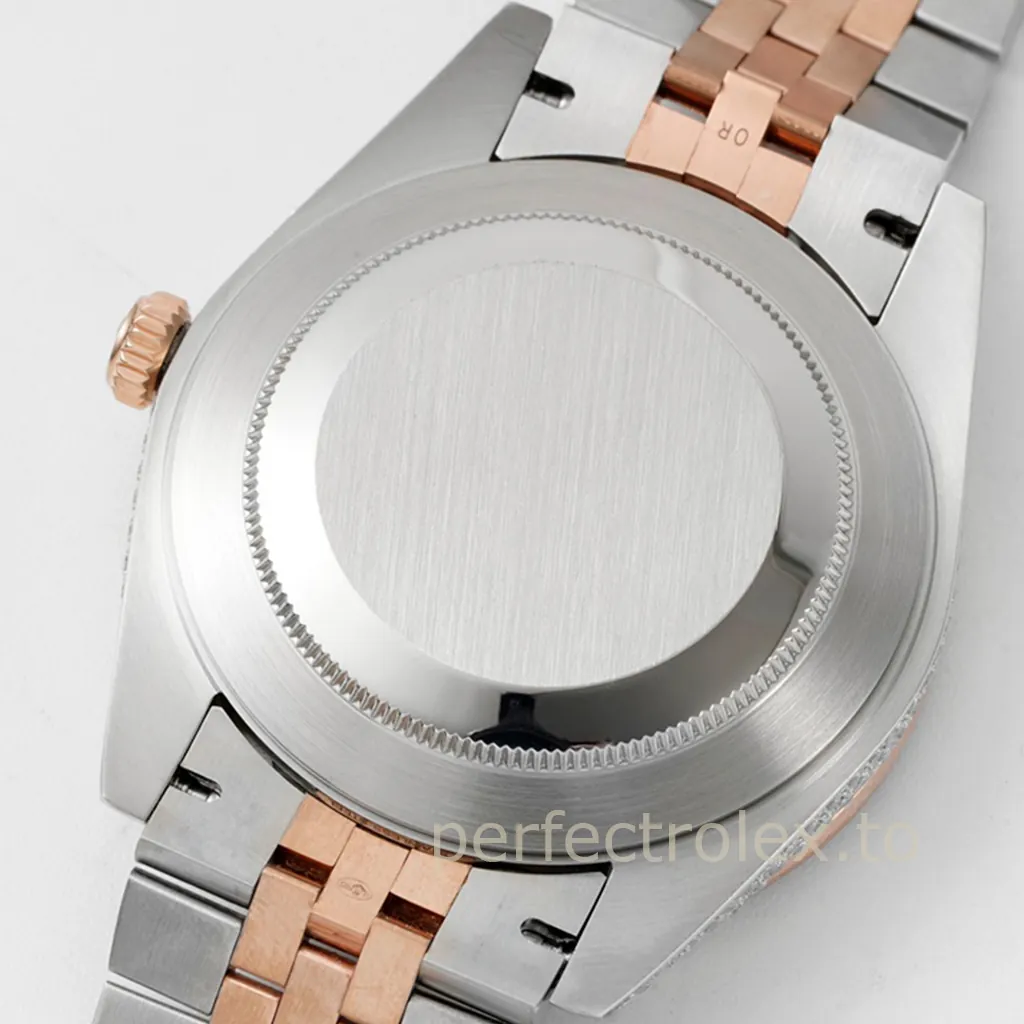 Rolex-Datejust-126300-Rainbow-Gemstone-41mm-Diamond-Dial-3235-Movement-Luxury-Super-Clone-Watch-Back-View