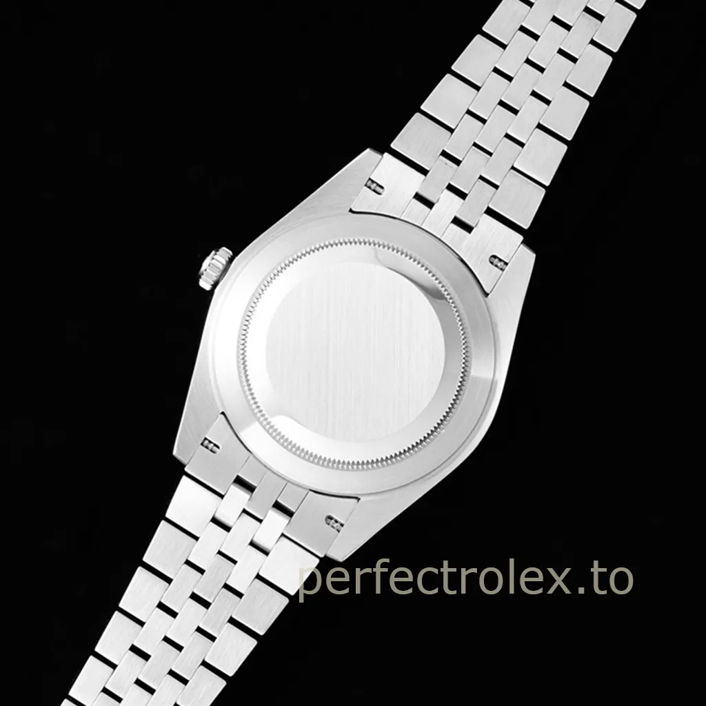 Rolex-Datejust-126334-0010-41mm-904L-Stainless-Steel-White-Dial-3235-Movement-Super-Clone-Watch-Back-View
