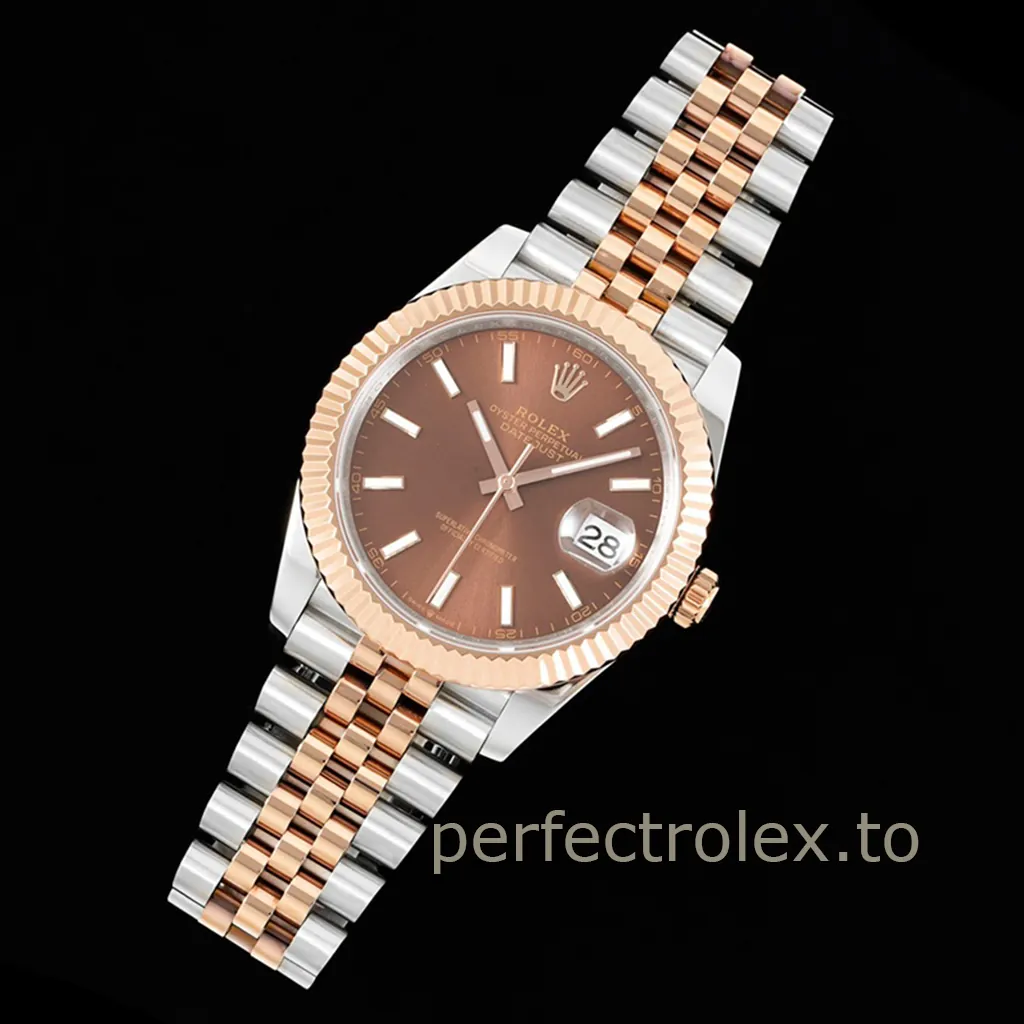 Rolex-Datejust-126331-0002-41mm-Brown-Dial-Dress-Sports-Super-Clone-Watch-with-3235-Movement-Front-View-2