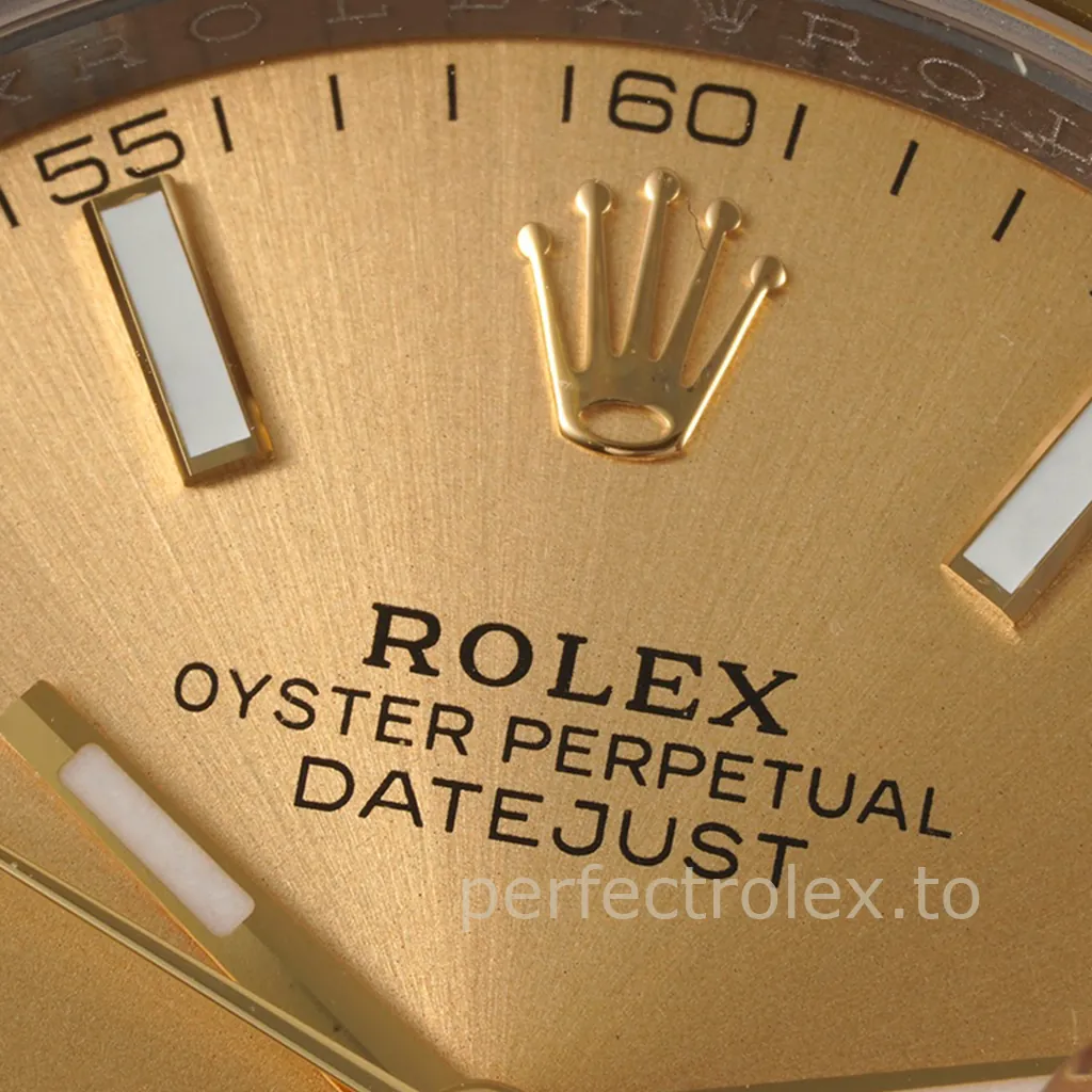 Rolex-Datejust-M126333-0010-41mm-Two-Tone-904L-Steel-Super-Clone-Watch-with-Champagne-Dial-Dial-Detail-2