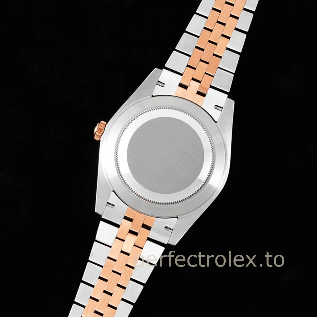 Rolex-Datejust-126331-0016-Super-Clone-Watch-41mm-Wimbledon-Dial-904L-Steel-3235-Movement-Back-View