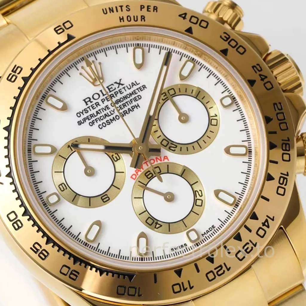 Rolex-Daytona-116508-0001-White-Dial-40mm-Super-Clone-Watch-with-4130-Movement-Dial-Detail-1