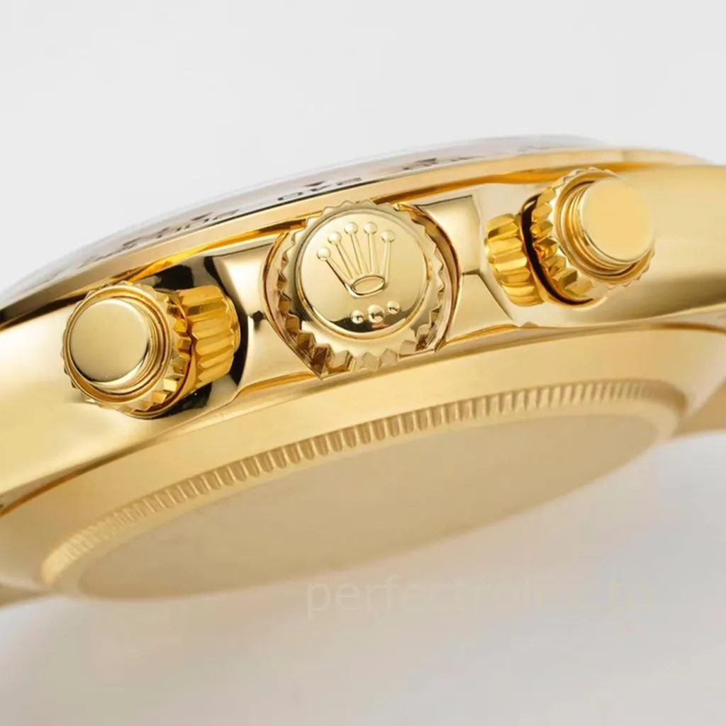 Rolex-Daytona-116508-0014-Champagne-Dial-40mm-Gold-Tone-Super-Clone-Watch-Right-Side-View