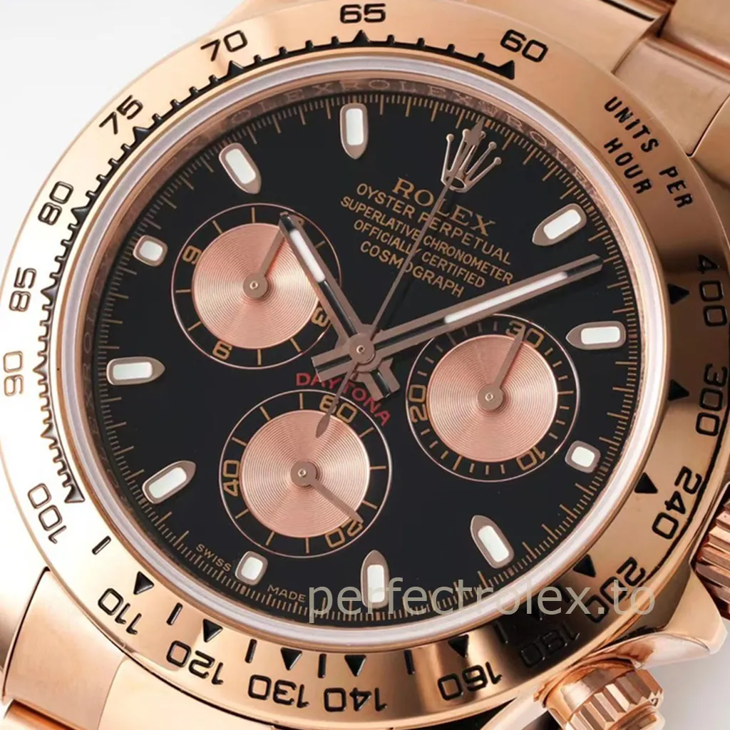 Rolex-Daytona-116505-0008-40mm-Rose-Gold-Tone-Super-Clone-Watch-with-4130-Movement-Dial-Detail-1