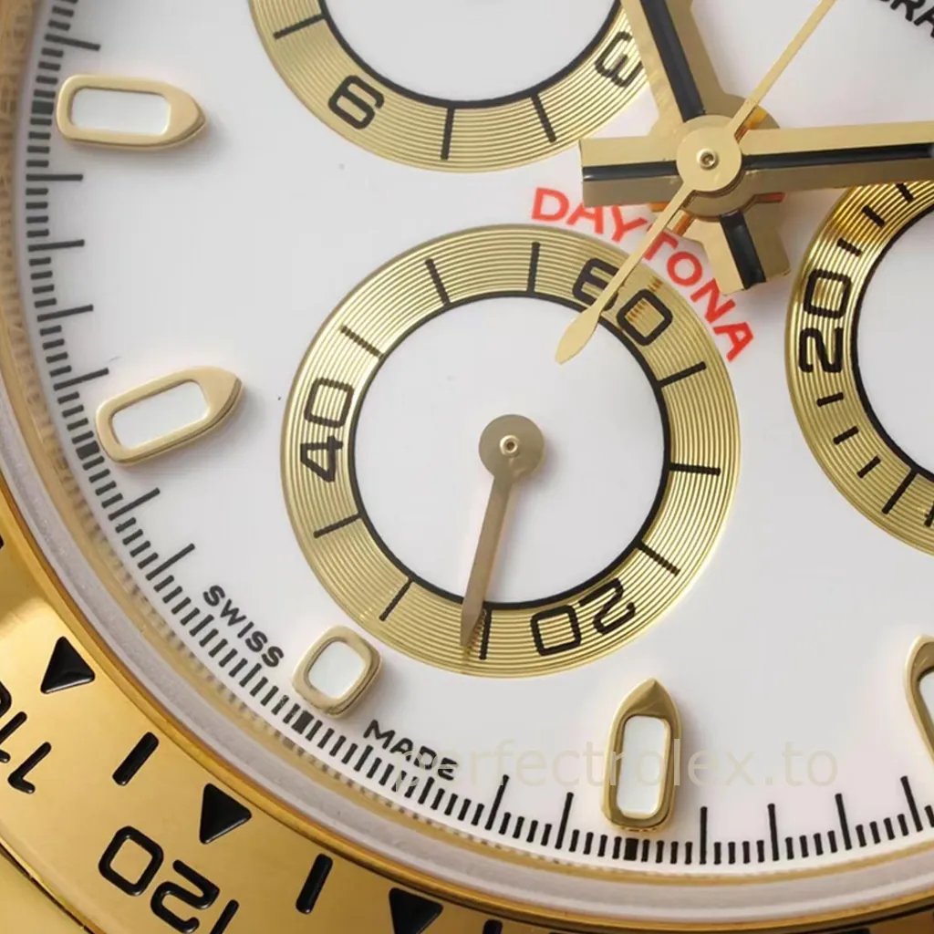 Rolex-Daytona-116508-0001-White-Dial-40mm-Super-Clone-Watch-with-4130-Movement-Dial-Detail-2
