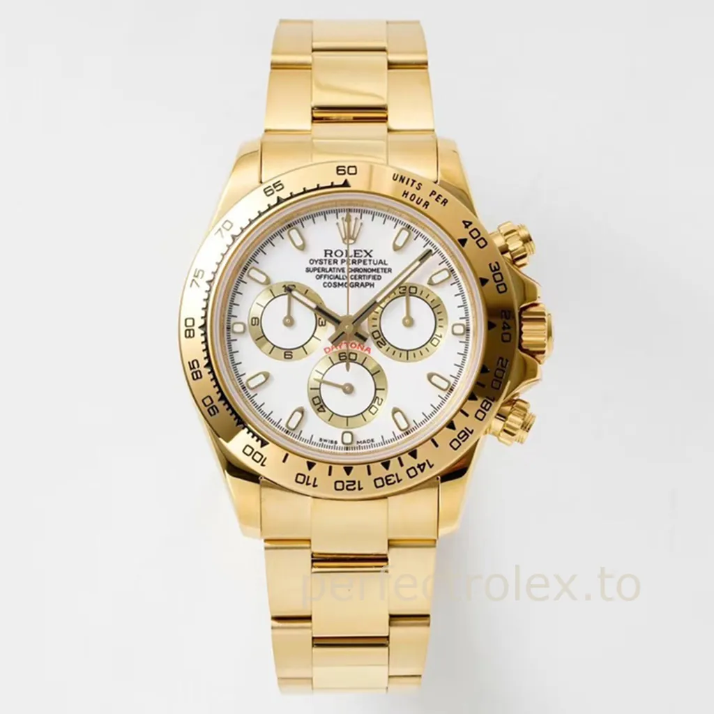Rolex-Daytona-116508-0001-White-Dial-40mm-Super-Clone-Watch-with-4130-Movement-Front-View-1