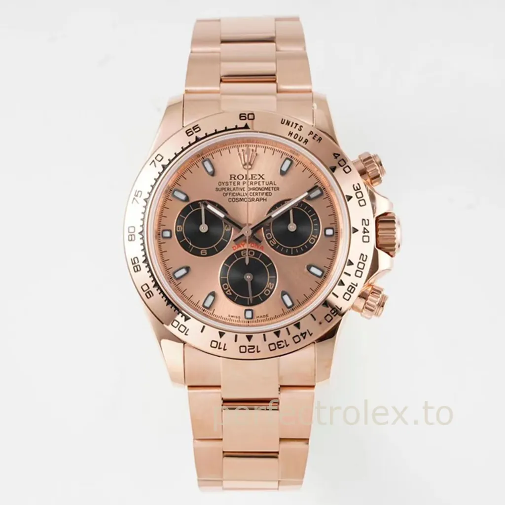 Rolex-Daytona-116505-0009-40mm-Champagne-Dial-Chronograph-with-4130-Movement-Front-View-1