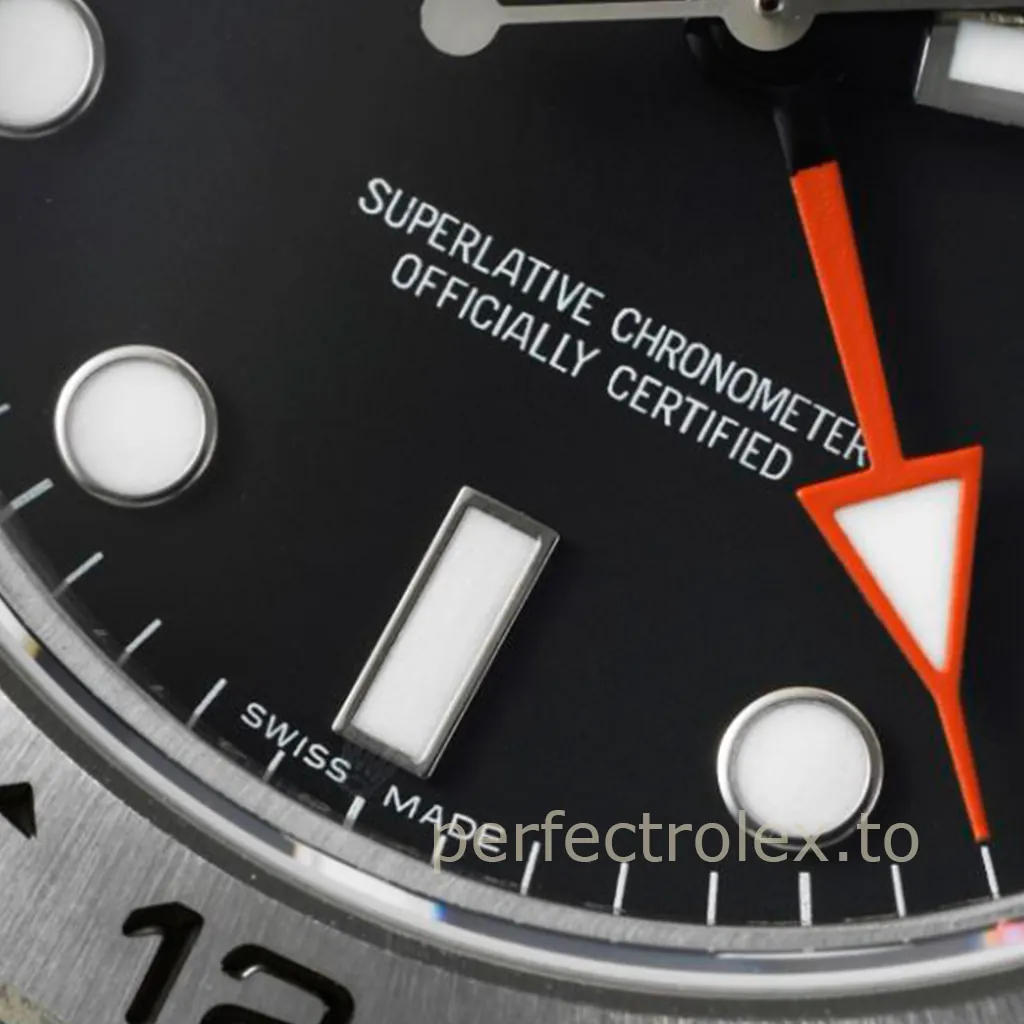Rolex-Explorer-II-216570-Black-Dial-42mm-GMT-Adventure-Super-Clone-Watch-with-3185-Movement-Dial-Detail-3