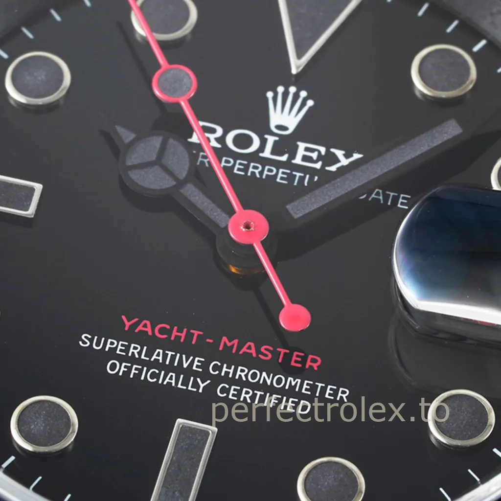 Rolex-Yacht-Master-116622-40mm-Black-Finished-904L-Steel-Super-Clone-Watch-with-3135-Movement-Dial-Detail-1