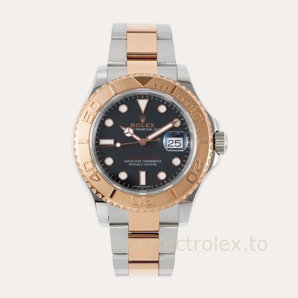 Rolex-Yacht-Master-116621-40mm-Black-Dial-904L-Steel-and-Rose-Gold-Tone-Super-Clone-Watch-Hero-Image