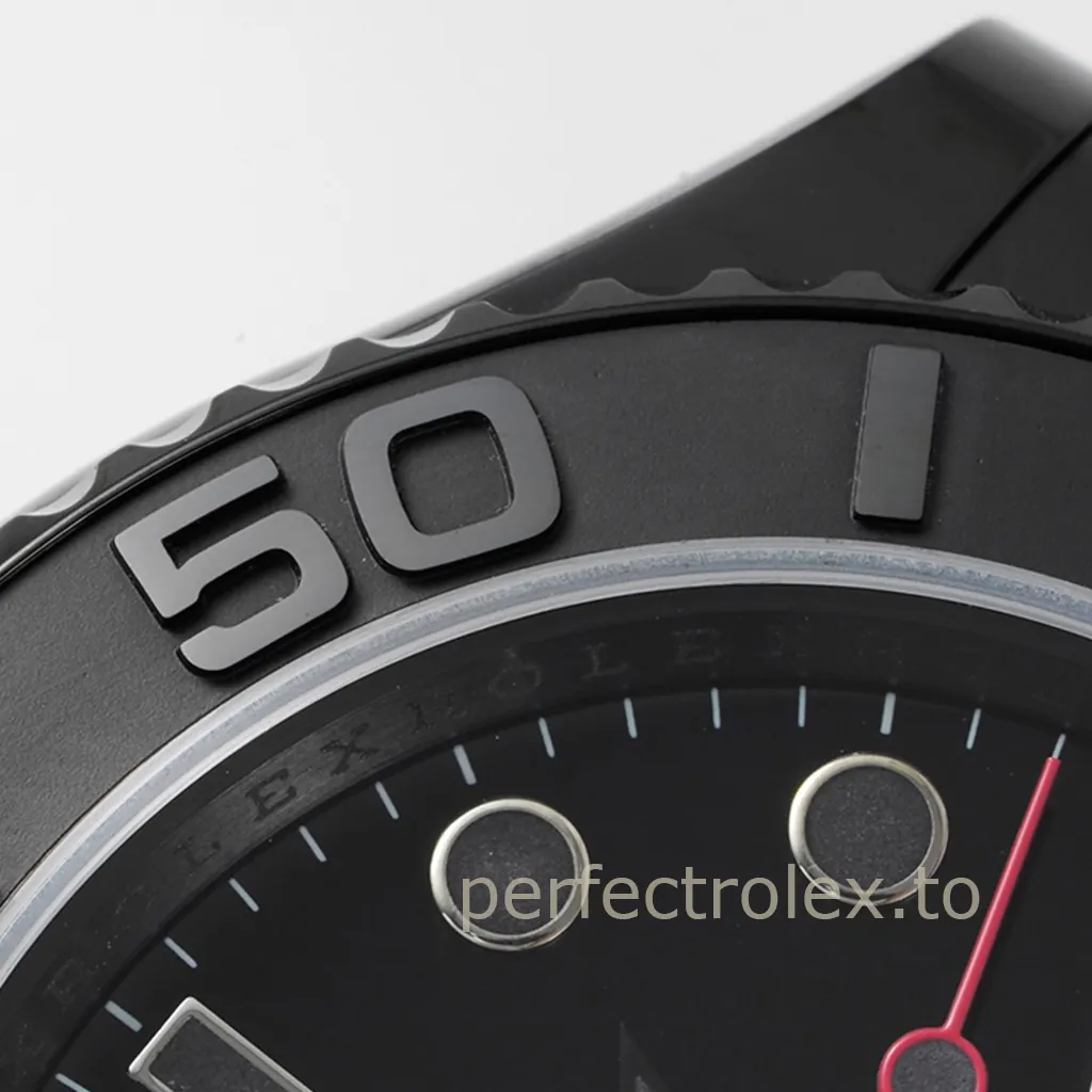 Rolex-Yacht-Master-116622-40mm-Black-Finished-904L-Steel-Super-Clone-Watch-with-3135-Movement-Dial-Detail-2