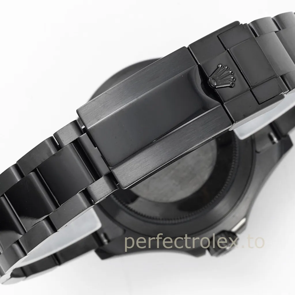 Rolex-Yacht-Master-116622-40mm-Black-Finished-904L-Steel-Super-Clone-Watch-with-3135-Movement-Buckle-View-1
