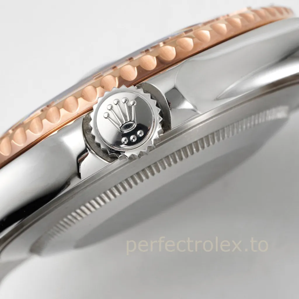 Rolex-Yacht-Master-116621-40mm-Black-Dial-904L-Steel-and-Rose-Gold-Tone-Super-Clone-Watch-Right-Side-View