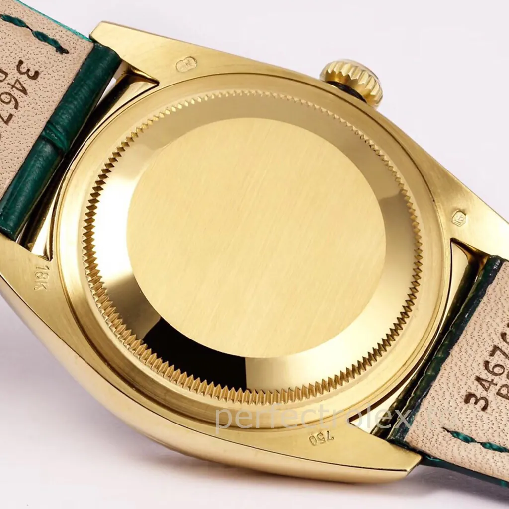 Rolex-Day-Date-118138-0003-36mm-Green-Dial-with-3155-Movement-Super-Clone-Watch-Back-View