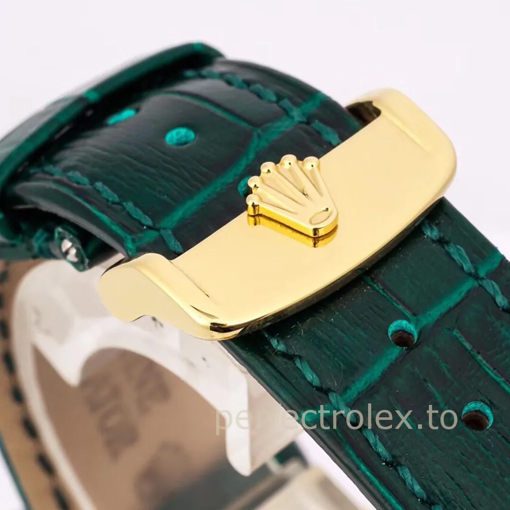 Rolex-Day-Date-118138-0003-36mm-Green-Dial-with-3155-Movement-Super-Clone-Watch-Buckle-View-1