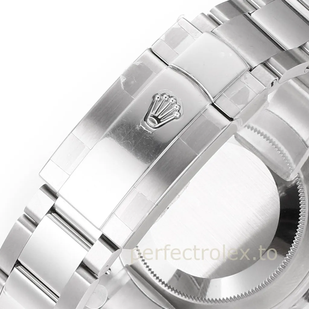 Rolex-Datejust-126334-Blue-Roman-Numeral-Dial-41mm-904L-Steel-Replica-Watch-with-3235-Movement-Buckle-View-1