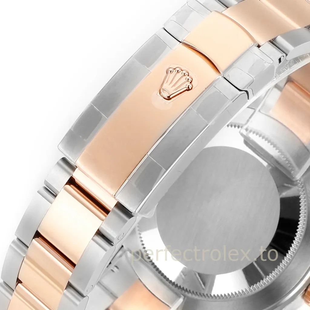 Rolex-Datejust-126331-0007-Rose-Gold-Dial-41mm-Luxury-Replica-Watch-Jubilee-Bracelet-3235-Movement-Buckle-View-1