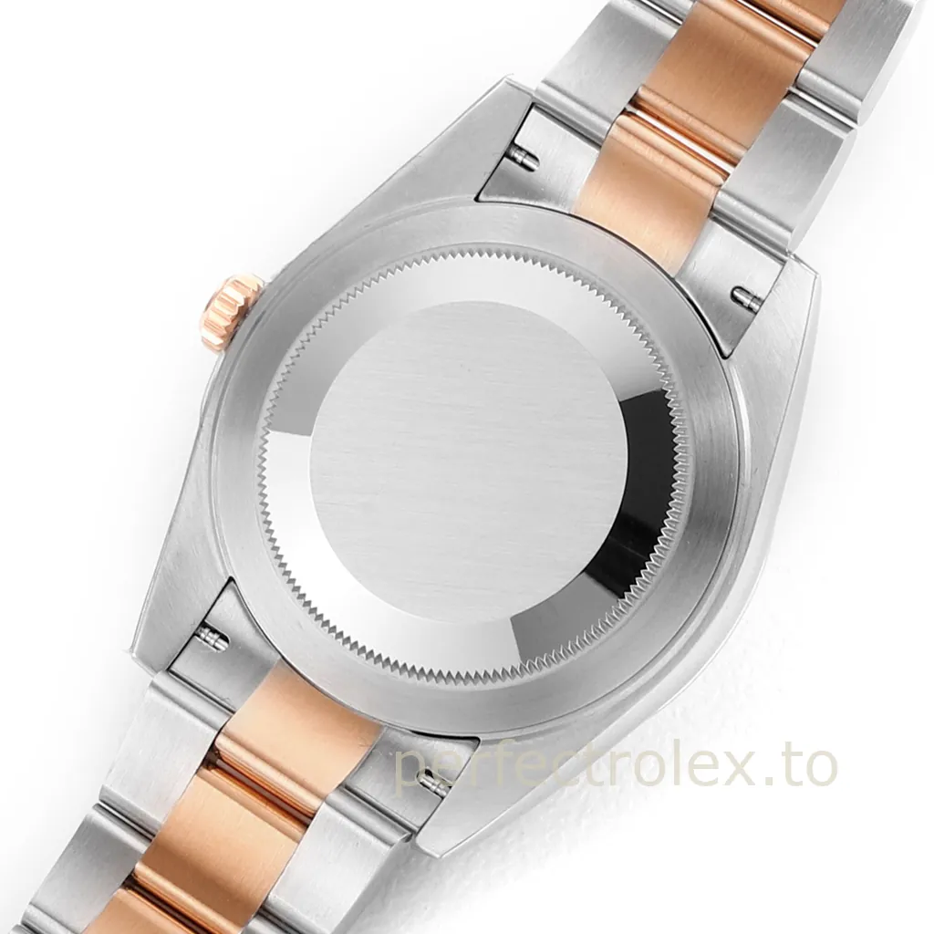 Rolex-Datejust-126331-0009-41mm-904L-Steel-Super-Clone-Watch-with-Rose-Gold-Dial-3235-Movement-Back-View