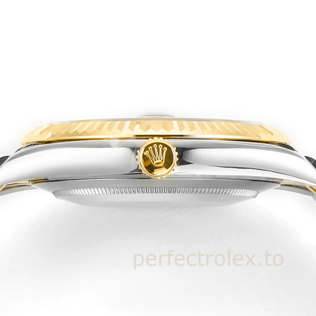 Rolex-Datejust-126333-0022-41mm-904L-Steel-Replica-Watch-Champagne-Textured-Dial-3235-Movement-Right-Side-View
