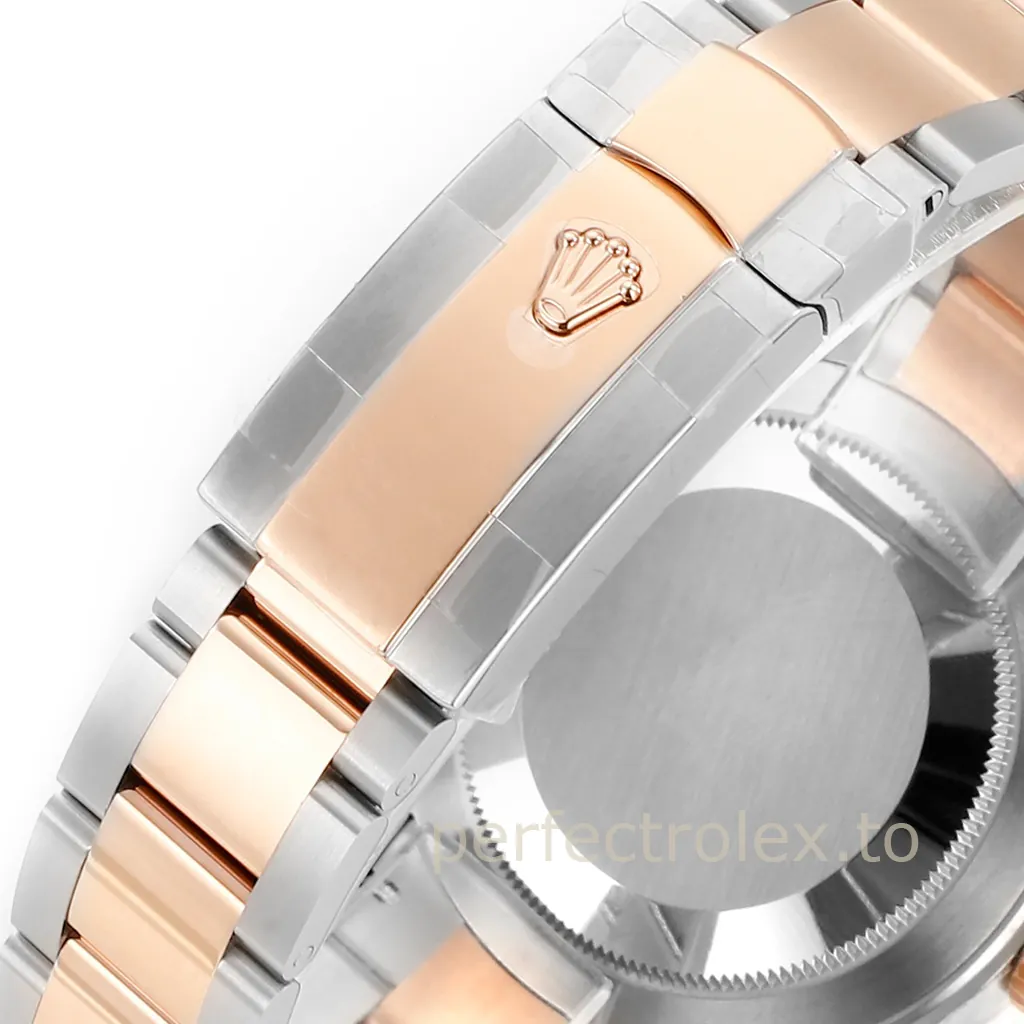 Rolex-Datejust-126331-0009-41mm-904L-Steel-Super-Clone-Watch-with-Rose-Gold-Dial-3235-Movement-Buckle-View-1