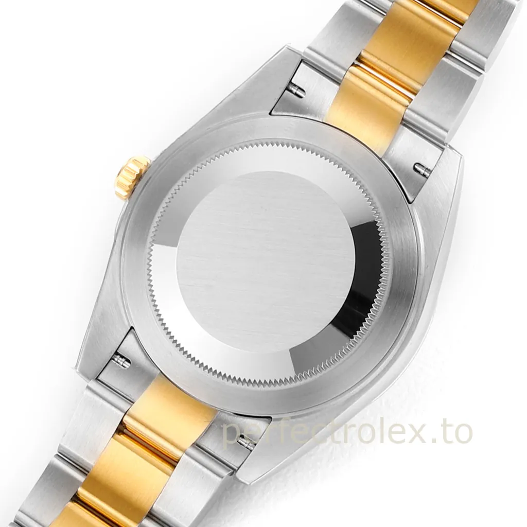 Rolex-Datejust-White-Dial-126333-0015-41mm-Business-Super-Clone-Watch-with-Oyster-Bracelet-Back-View