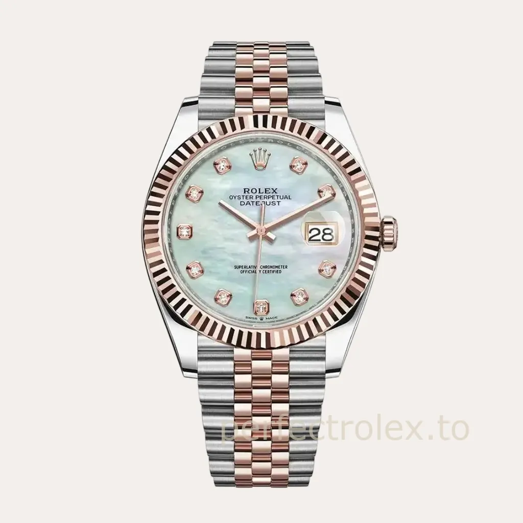 Rolex-Datejust-126331-0014-41mm-Mother-of-Pearl-Diamond-Dial-3235-Automatic-Super-Clone-Watch-Hero-Image