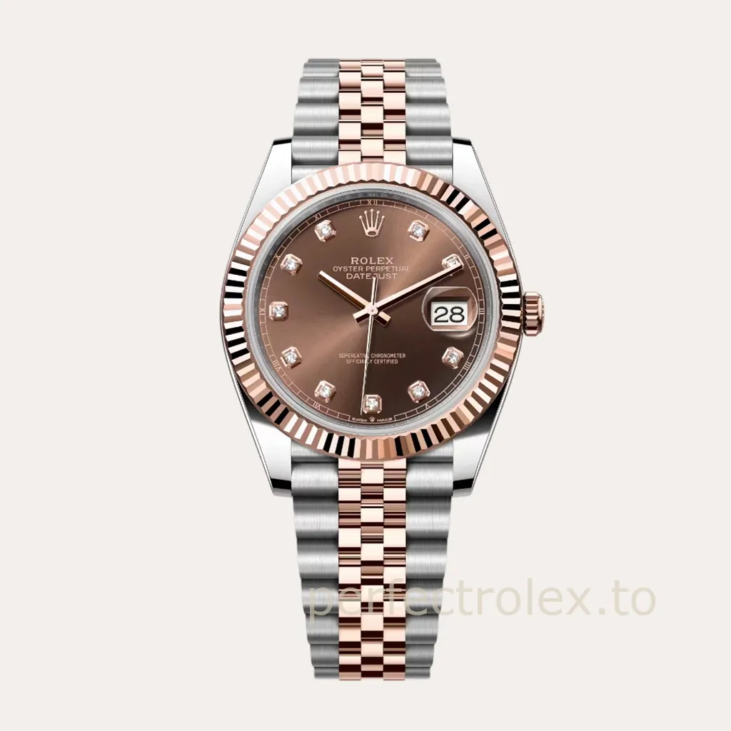 Rolex-Datejust-126331-0004-41mm-Chocolate-Diamond-Dial-with-3235-Automatic-Movement-Super-Clone-Watch-Hero-Image