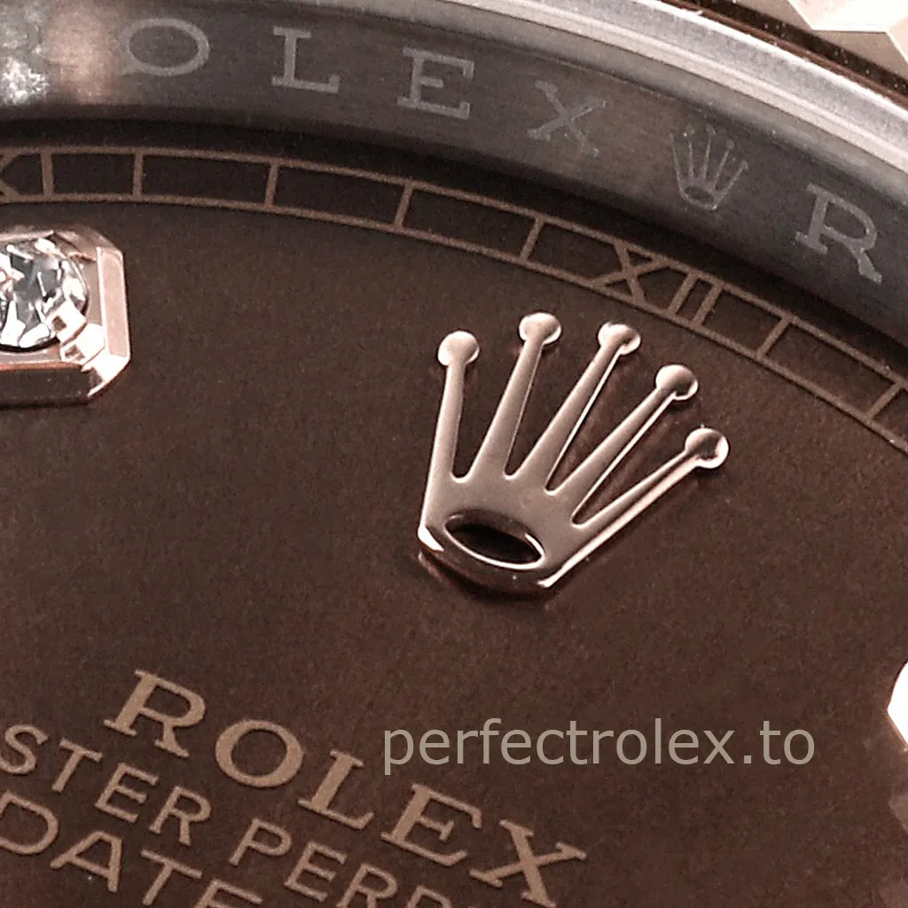 Rolex-Datejust-126331-0004-41mm-Chocolate-Diamond-Dial-with-3235-Automatic-Movement-Super-Clone-Watch-Dial-Detail-1