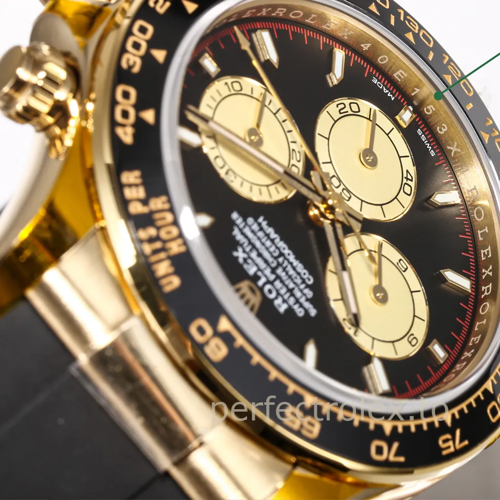 Rolex-Daytona-126518LN-0004-40mm-Gold-Tone-904L-Steel-Chronograph-with-4131-Movement-Super-Clone-Watch-Dial-Detail-1
