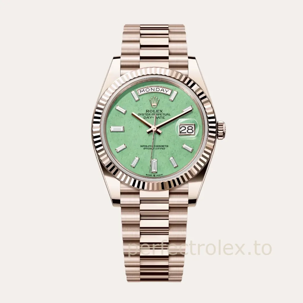 Rolex-Day-Date-228235JG-0003-40mm-Mint-Green-Dial-with-3255-Movement-Super-Clone-Watch-Hero-Image