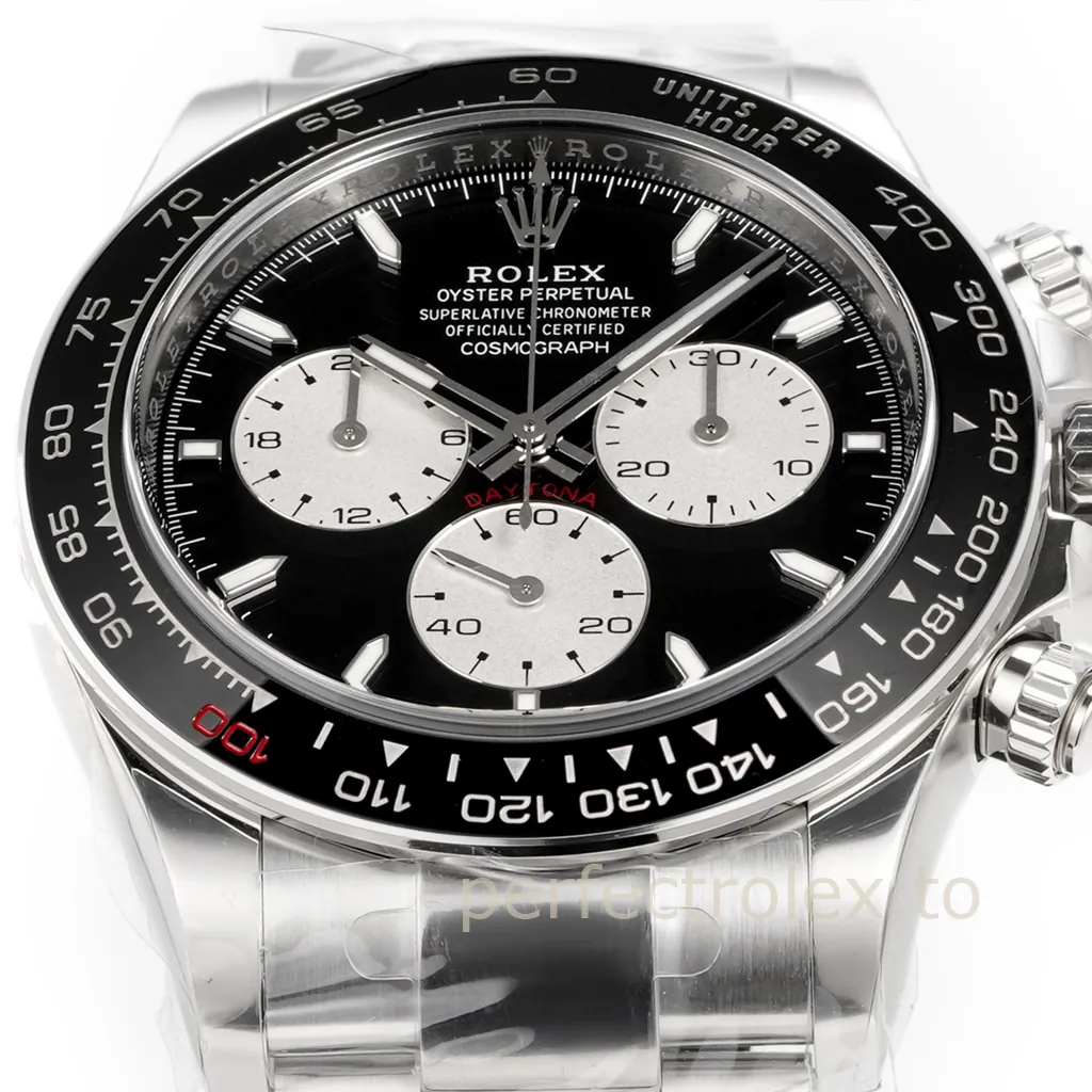Rolex-Daytona-126529LN-40mm-Reverse-Panda-Chronograph-with-4132-Movement-Super-Clone-Watch-Dial-Detail-3
