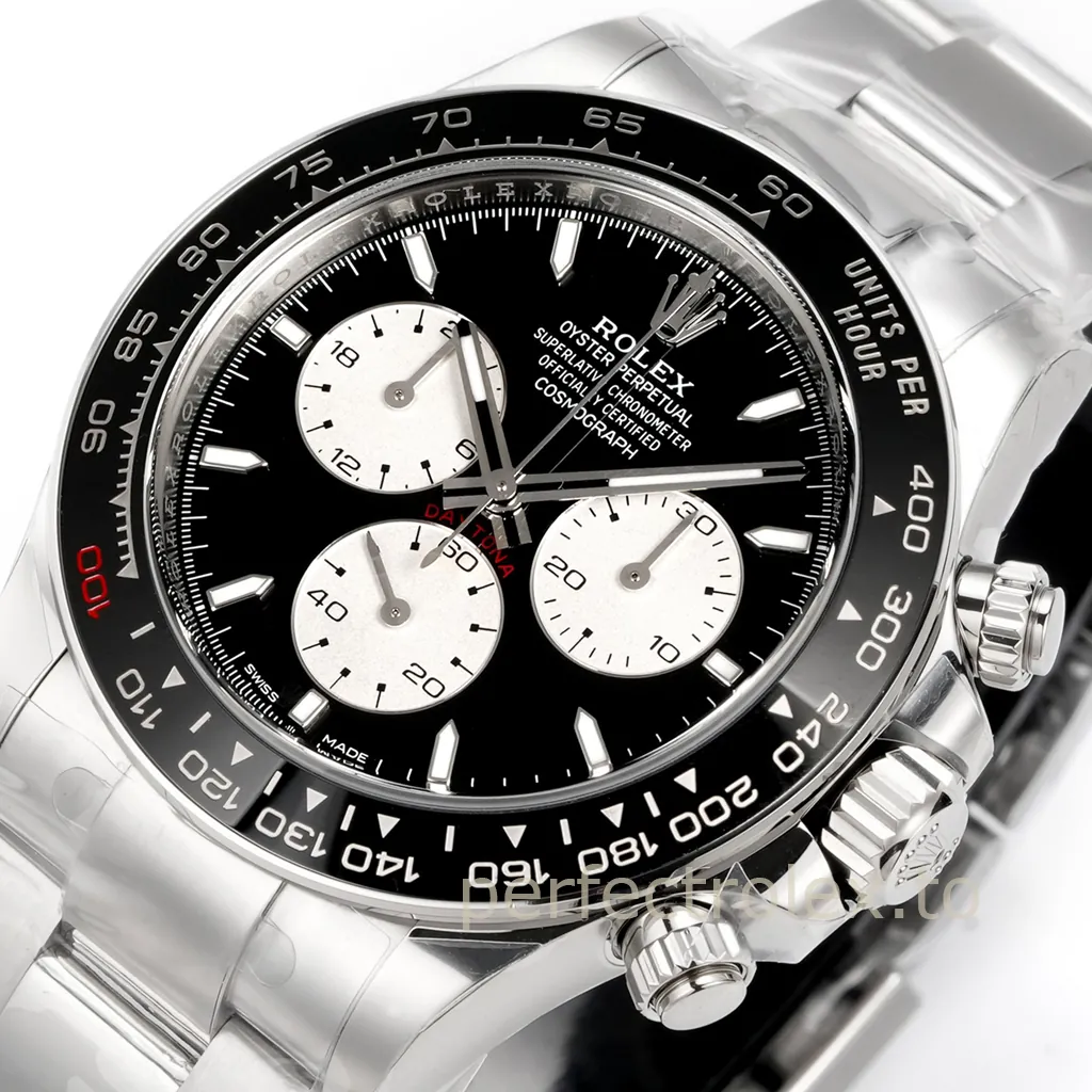 Rolex-Daytona-126529LN-40mm-Reverse-Panda-Chronograph-with-4132-Movement-Super-Clone-Watch-Dial-Detail-2